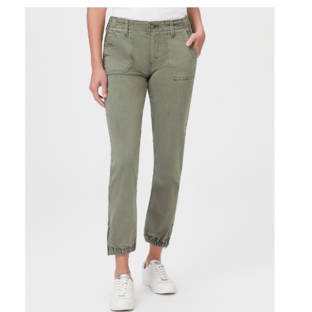 Paige Mayslie Jogger in Vintage Ivy Green Size 25P